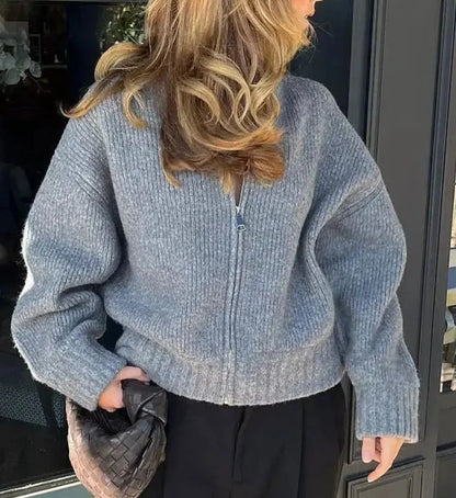 Vintage Long Sleeve Sweater Jacket