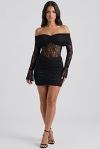 Valentina™ Off-Shoulder Lace Mini Dress