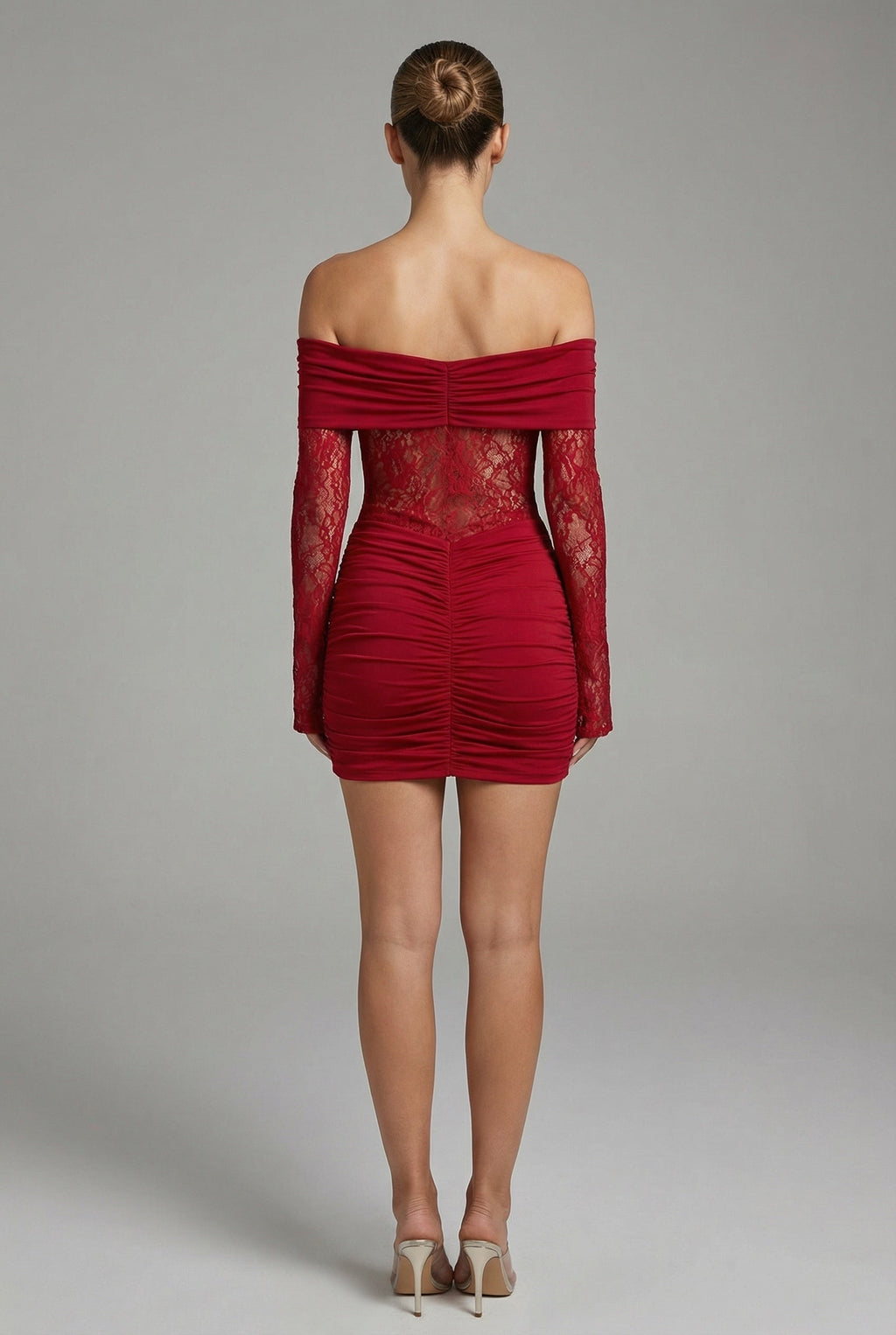 Valentina™ Off-Shoulder Lace Mini Dress