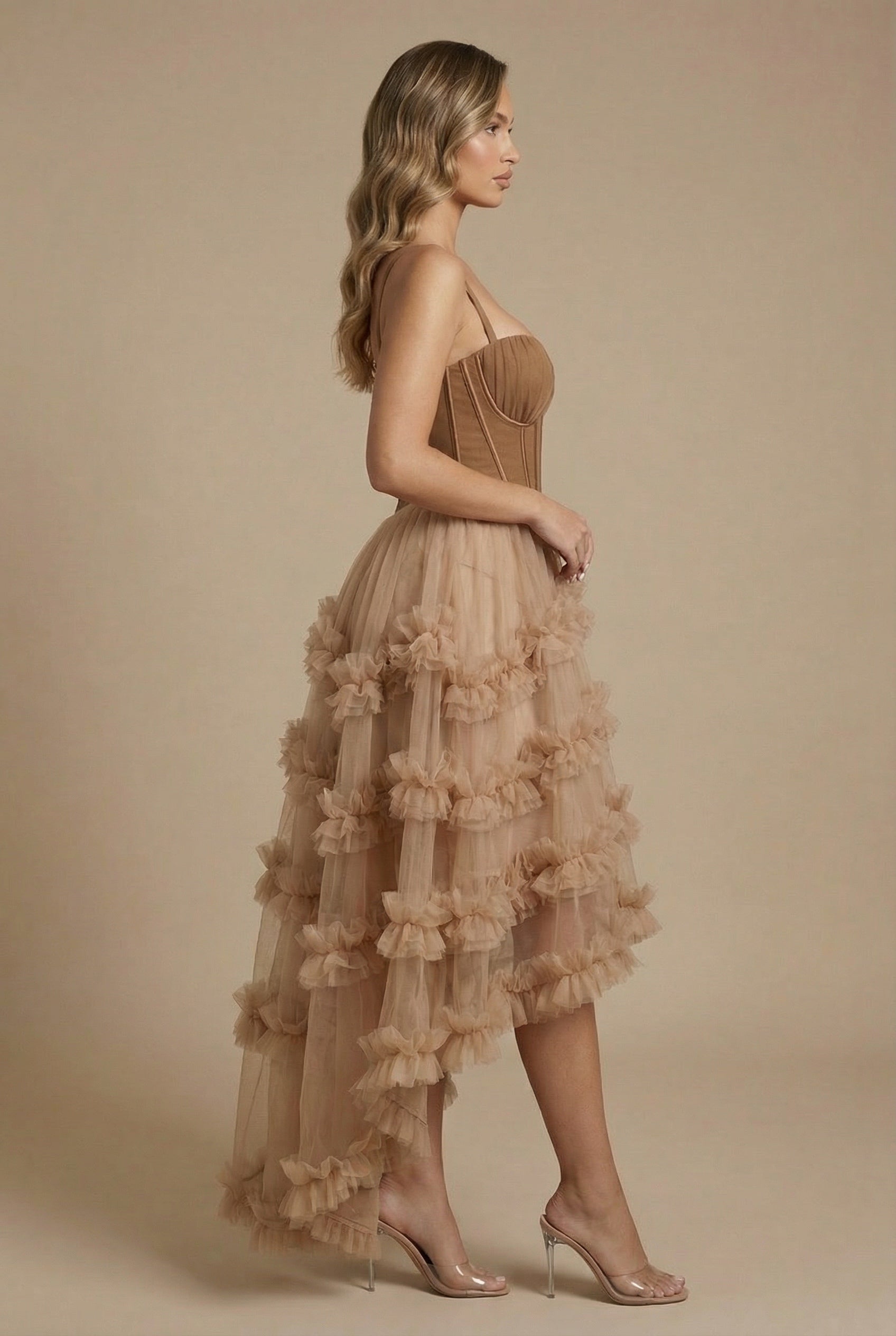 Celestine™ Tiered Tulle Maxi Dress