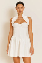 Isolde™ Pleated Hanging Skirt Mini Dress